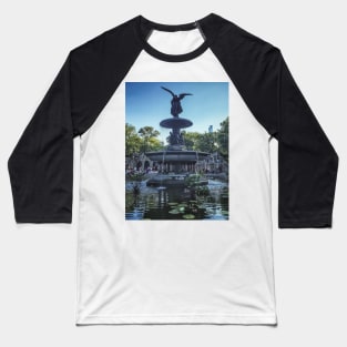 Bethesda Fountain, Central Park, NYC Baseball T-Shirt